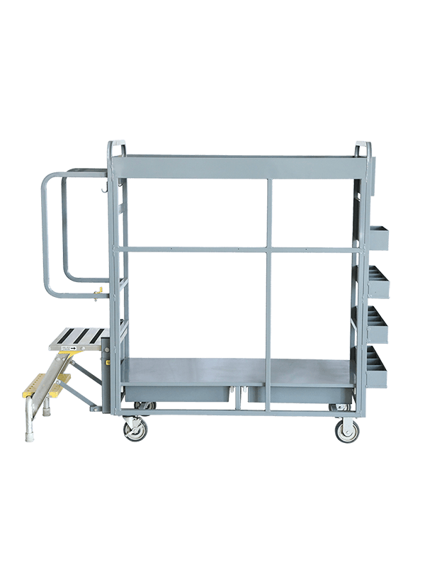 Module du deuxième étage avec chariot à échelle en aluminium</a>